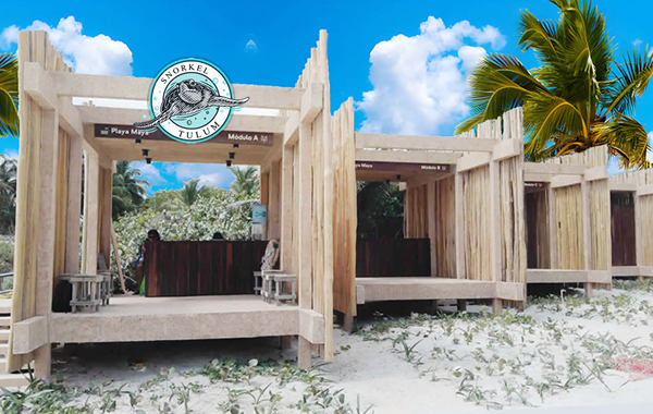 Punto de embarque, snorkel tulum
